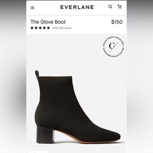 everlane black glove boots
